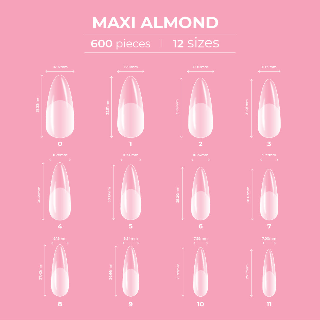 Dream Coverage Full Tips - Almond