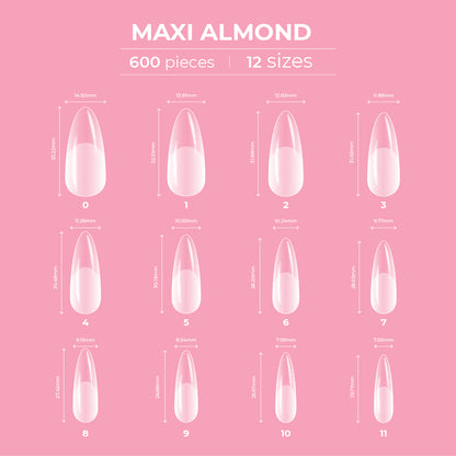 Dream Coverage Full Tips - Almond