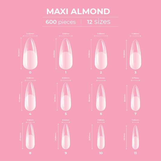 Dream Coverage Full Tips - Almond
