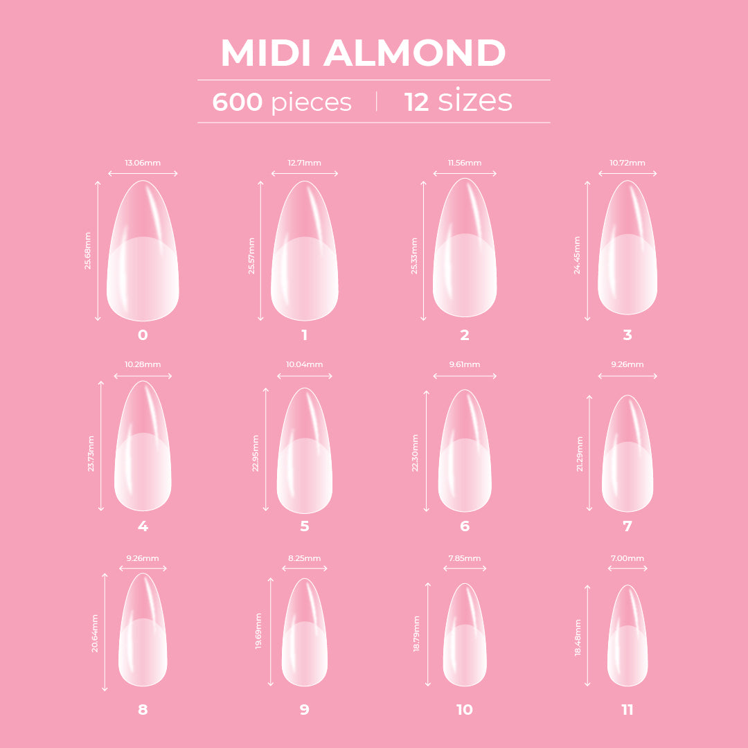 Dream Coverage Full Tips - Almond