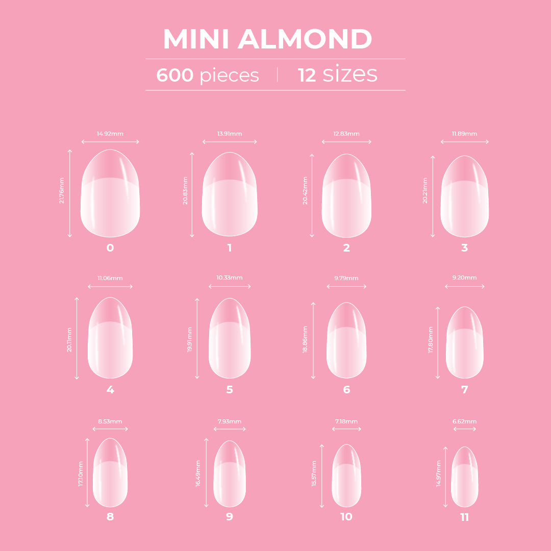 Dream Coverage Full Tips - Almond