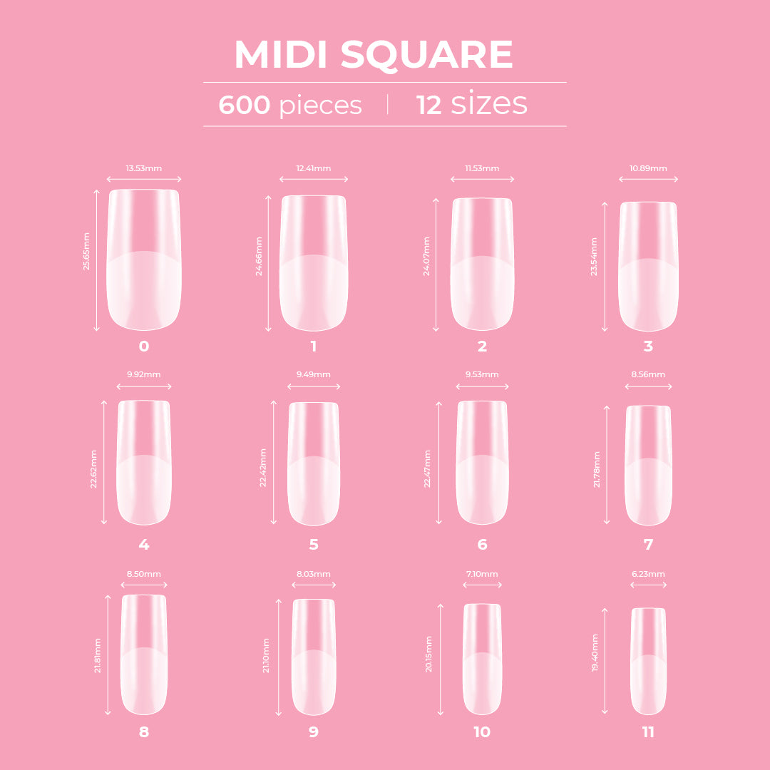 Dream Coverage Full Tips - Square