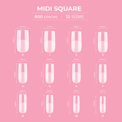 Dream Coverage Full Tips - Square