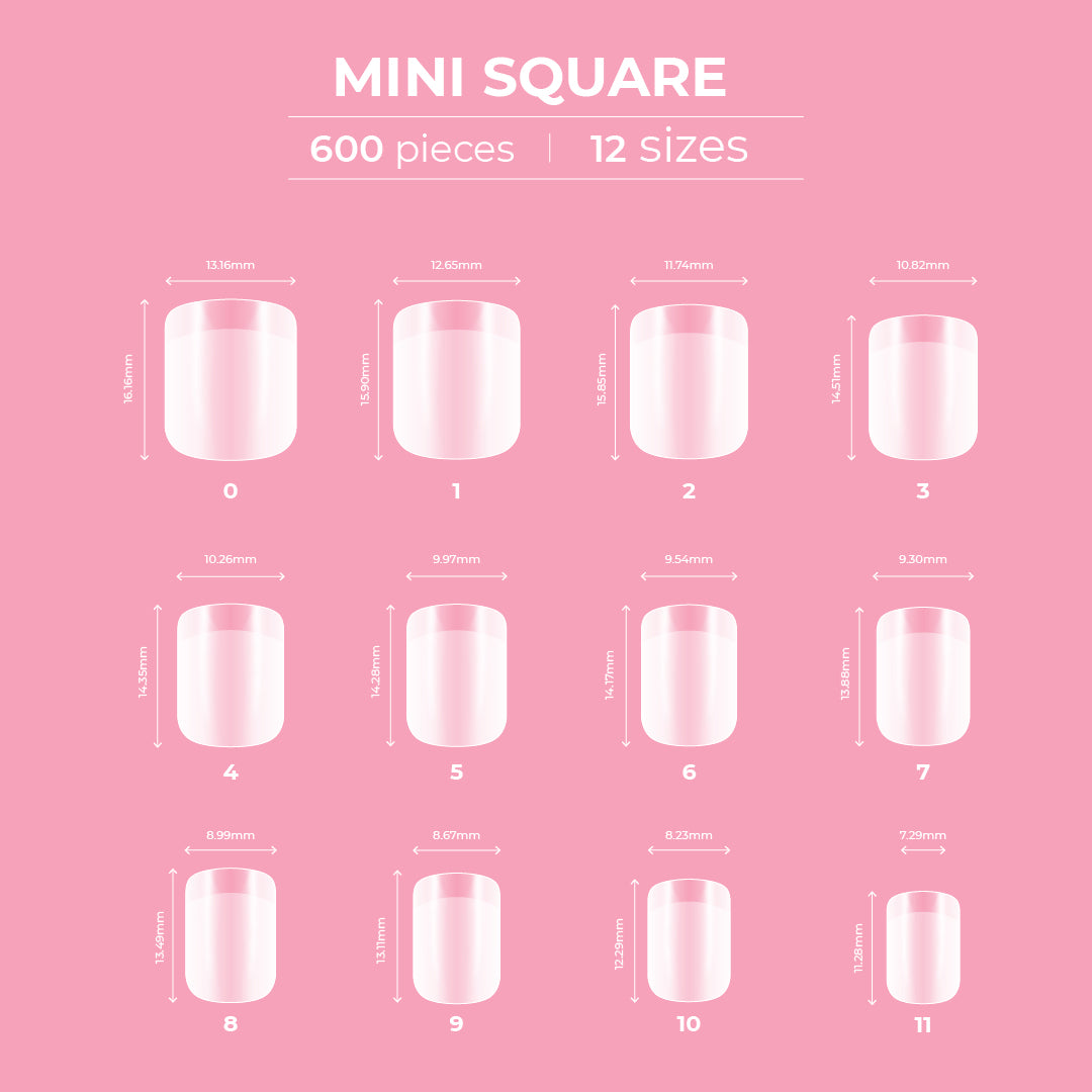 Dream Coverage Full Tips - Square