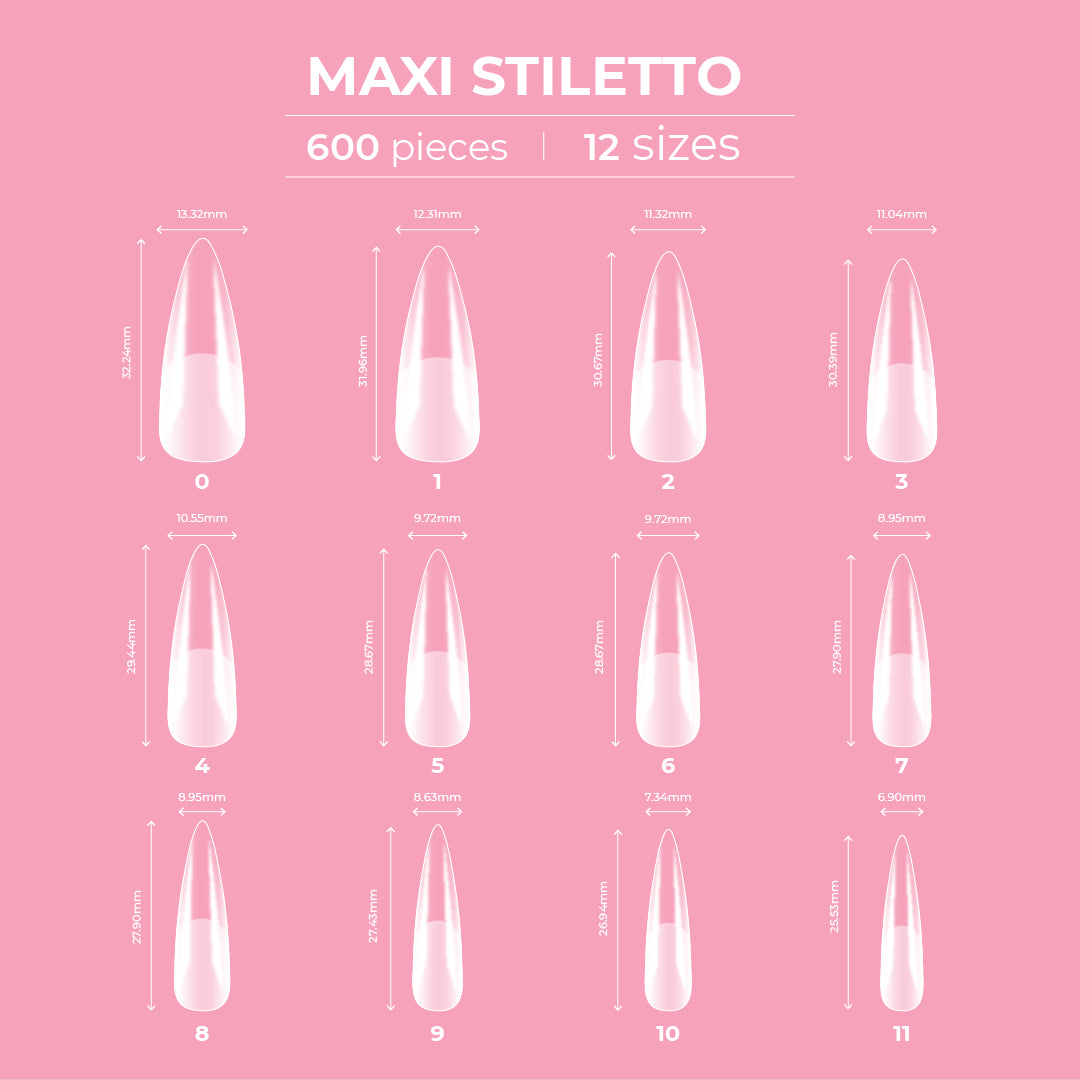 Dream Coverage Full Tips - Stiletto