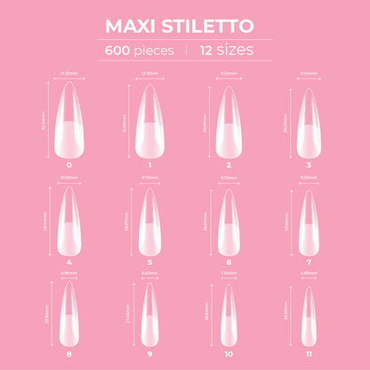 Dream Coverage Full Tips - Stiletto