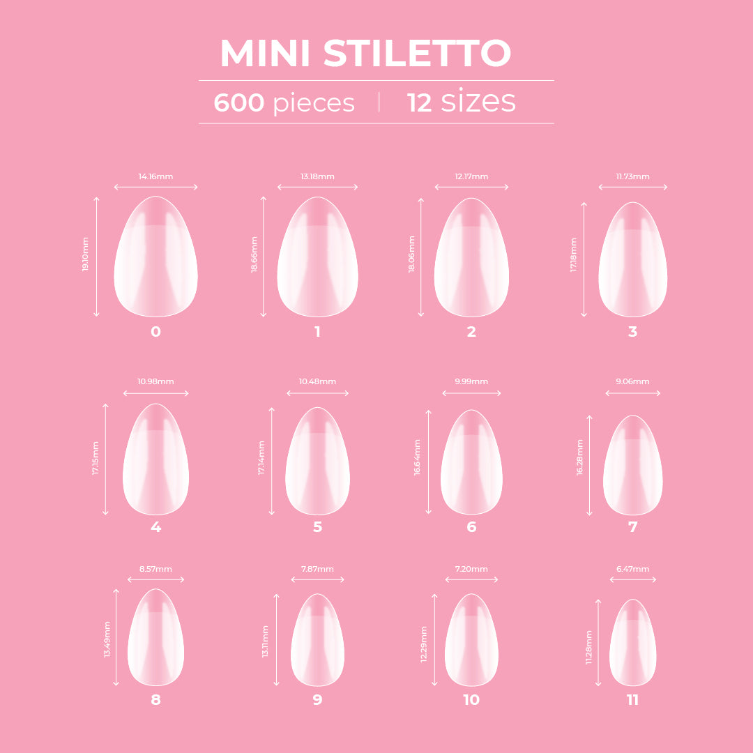 Dream Coverage Full Tips - Stiletto