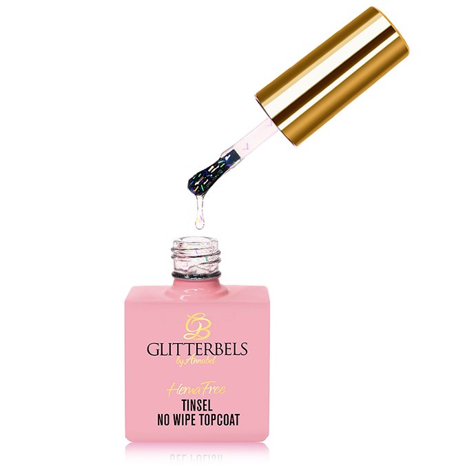 Glitterbels Hema Free - Tinsel No Wipe Topcoat (17ml)