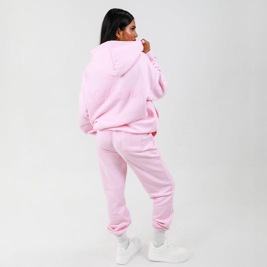Hooded Sweat With Back & Chest Print