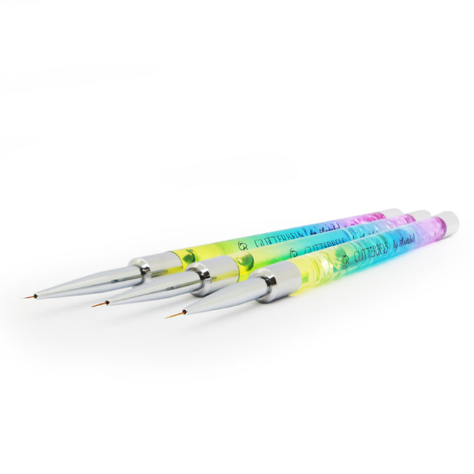Rainbow Fine Detailer Brushes (3 Brushes)