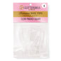 Clear Pinched Square Tips Refill - Pack of 50
